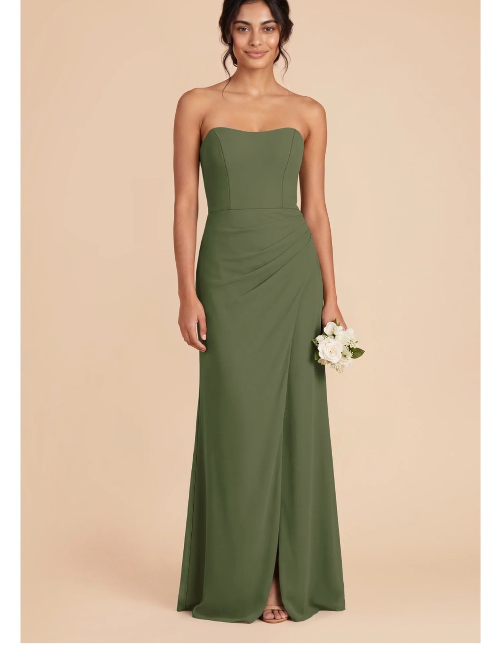 Birdy Grey Anne Dress Chiffon Olive